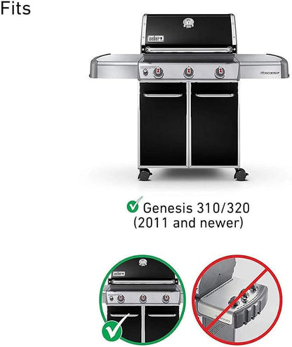 Uniflasy 1836-13 7628 Grill Igniter Kit for Weber Genesis 310, Genesis 320 Gas Grills with Front Mounted Control (2011 - Newer), Electronic Igniter Kit for Weber Genesis 300 Series