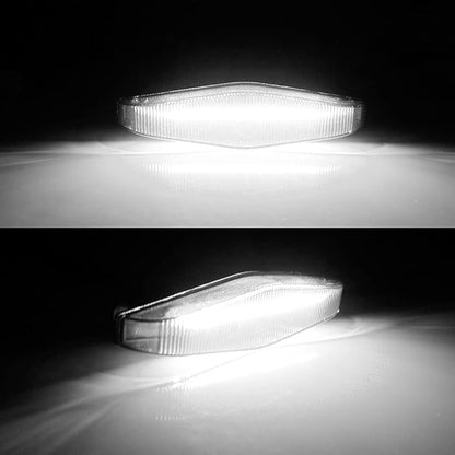 3pcs Smoked Lens White LED Grille Lights Compatible with 2014-2019 Toyota 4Runner TRD Pro Grille SR5 TRD off-road Limited TRO Pro