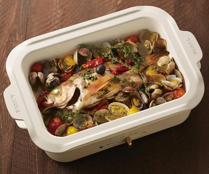 BRUNO Ceramic Coated Pan for Compact Hot Plate BOE021-NABE