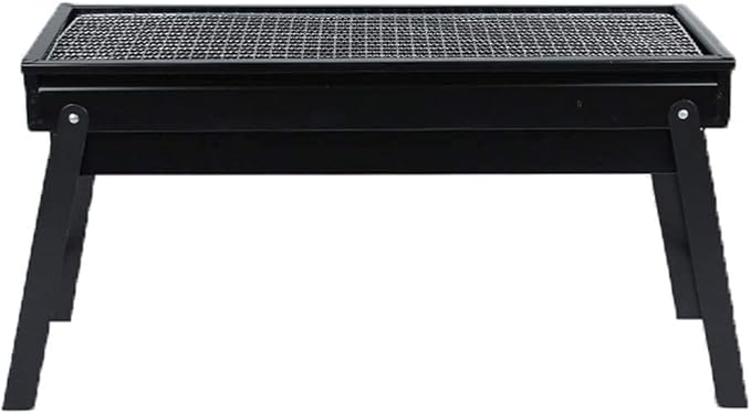 Portable Charcoal Grill Stainless Steel BBQ Grill Folding Lightweight Camping Outdoor Barbecue Grill for Picnics Garden Cooking,A-1