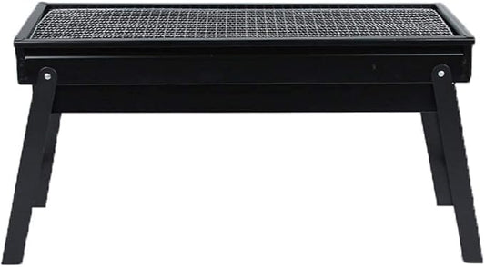 Portable Charcoal Grill Stainless Steel BBQ Grill Folding Lightweight Camping Outdoor Barbecue Grill for Picnics Garden Cooking,A-1