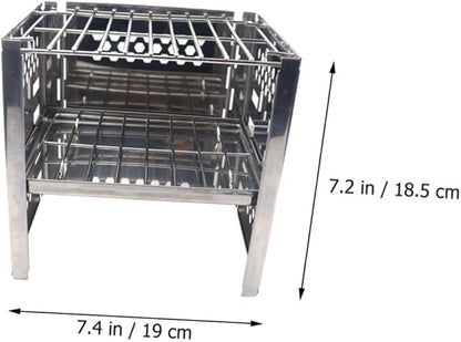 Mini Firewood Burner Tool Compact Bbq Stove for Garden Camping Hiking Charcoal Grill Folding Design