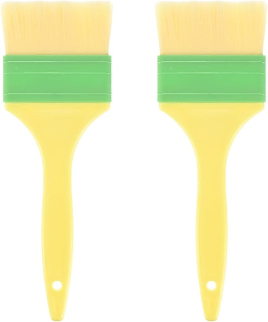 M METERXITY 2-Pack Pastry Brush, Soft Basting Baking BBQ Oil Brush for Cooking/Barbecue/Kitchen [3"]