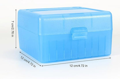 100 Round Rifle Ammo Can | Ammo Box | Flip-Top Ammo Bullets Case | Storage Box | Magazine Holder | Tool Box Storage for Travelling | Plastic Field Boxes | Locking Ammo Can