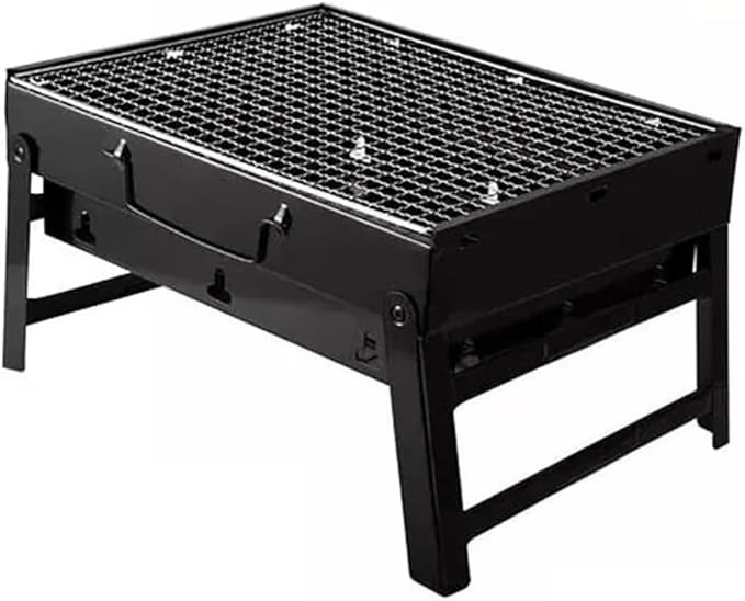 BBQ Grill Outdoor Charcoal Grills Portable Carbon Barbecue Stove for Picnic Garden Party Cooking Terrace Camping Travel Foldable Mini BBQ Grill Outdoor