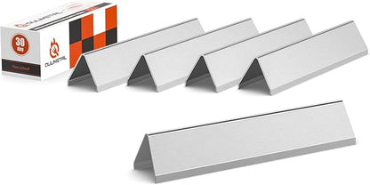 QuliMetal 15.3" Flavorizer Bars for Weber Spirit 300 and GS4 Spirit II 300 Series, Spirit E/S310 E/S315 E/S320 E/S330 Grills with Front Control Knobs, Grill Parts for Weber 7636, Stainless Steel