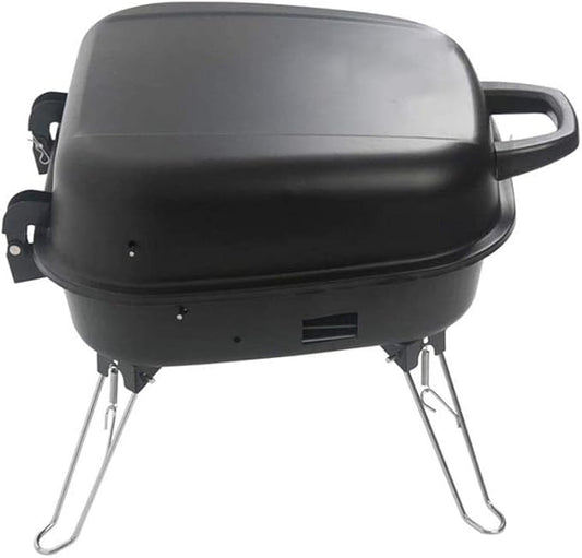 Portable Charcoal Grill for Camping BBQ Grills Outdoor Barbecue Grill, Mini Charcoal BBQ Shelf for 3-5 People, Easy Carry for Picnic Patio Backyard Tailgate,A-1