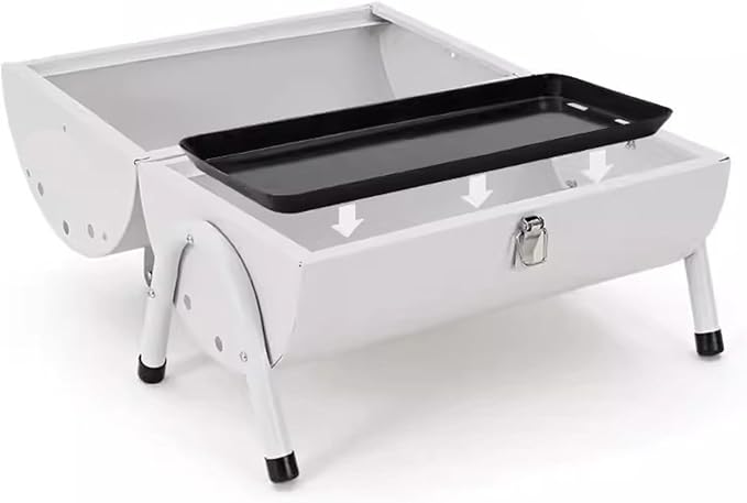 Portable Charcoal Grills Camping Barbecue Stove Chimney Stove Outdoor Picnic Barbecue Household Folding Barbecue Stove Portable Carbon Grill for Outdoor Backyard Picnic Home ( Color : A , Size : 36*25