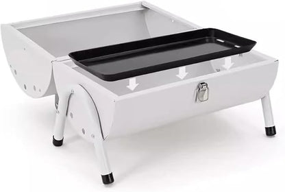 Portable Charcoal Grills Camping Barbecue Stove Chimney Stove Outdoor Picnic Barbecue Household Folding Barbecue Stove Portable Carbon Grill for Outdoor Backyard Picnic Home ( Color : A , Size : 36*25