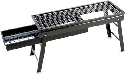 Foldable Portable Camping BBQ Grill Family Home Outdoor Heavy Folding Charcoal Barbecue Cooking Grill Picnic Accessories