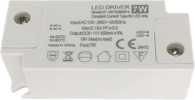Led Flat Panel Light 7W Grille Light LED Drive Power Supply Without stroboscopic Constant Current Isolation