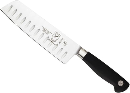 Mercer Culinary M21067 Genesis 7-Inch Granton Edge Nakiri Vegetable Knife