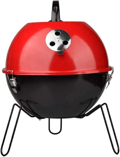 Bbq Grill Charcoal Grill Charcoal Stove Round Barbecue Grill With Lid Folding Portable Small Outdoor Charcoal BBQ Grill For Outdoor Cooking Picnic Barbecue Grill Charcoal Griddle