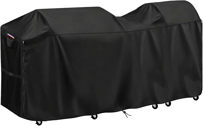 100 Inch Island Grill Cover, Outdoor BBQ Island Waterproof Cover | Heavy Duty Outdoor Large Kitchen Covers for Patio BBQ, 100"L x 35"W x 52"H