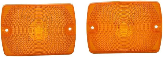 Front Grill Indicator Lights Smoked Amber for Jeep for wrangler YJ 1987-1995 Corner Lamp Replacement
