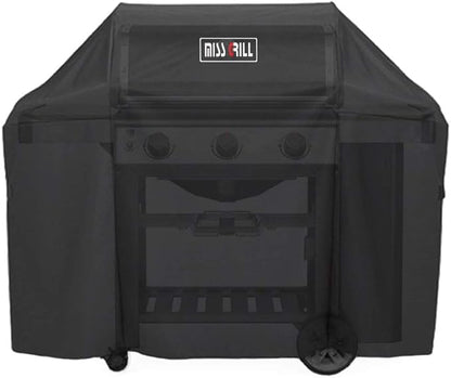 MissGrill 7130 Grill Cover Fits Weber Genesis II 3 Burner Grill and Genesis 300 Series Grills (Compared to 7130),58 x 44.5-Inch Heavy Duty Waterproof & Weather Resistant Outdoor Barbeque Grill Cover
