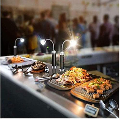 LED Barbecue Light, with Magnet, Flexible Hose Charging Maintenance Work Light for Barbecue Camping with Magnetic Base, Barbecue Light with gooseneck
