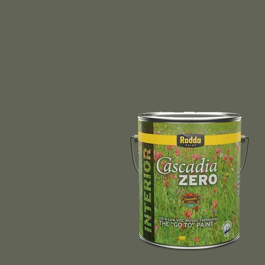 Rodda Paint CASCADIA ZERO Interior Semi-Gloss Paint & Primer in One, 1-Gallon, Clover Patch