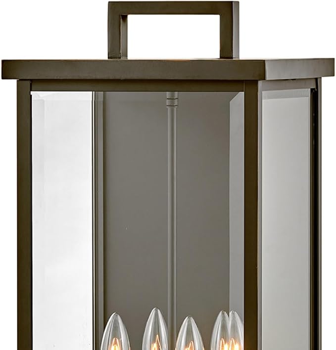 Hinkley Weymouth Extra Large Wall Mount Lantern, Oil Rubbed Bronze