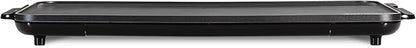 Presto 07072 22-Inch Extra Large Griddle, 22"x 13", Low Profile Design, Ceramic Nonstick, Black