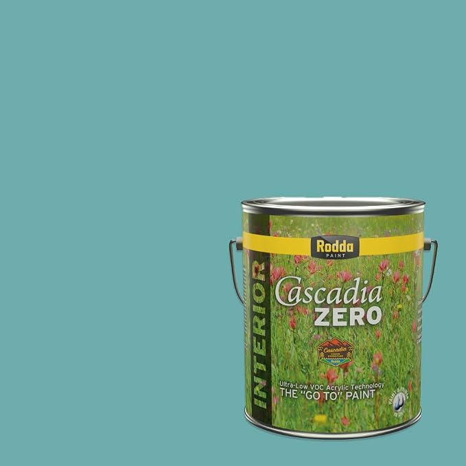 Rodda Paint CASCADIA ZERO Interior Semi-Gloss Paint & Primer in One, 1-Gallon, Cold North