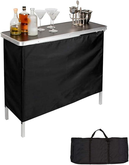 Trademark Innovations Portable Bar Table - Carrying Case Included -