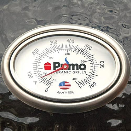 Primo Oval Junior 200 Ceramic Kamado Grill with Stainless Steel Grates - PGCJRH (2021)