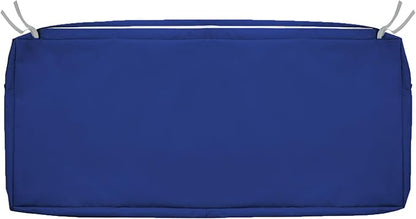 NettyPro Patio Bench Swing Loveseat Cushion Covers, Water Resistant UV Protection Outdoor Furniture Cushion Slipcovers with Zipper, Navy, 45 x 18 x 3 Inch
