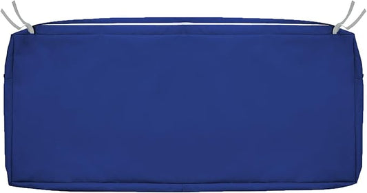 NettyPro Patio Bench Swing Loveseat Cushion Covers, Water Resistant UV Protection Outdoor Furniture Cushion Slipcovers with Zipper, Navy, 45 x 18 x 3 Inch