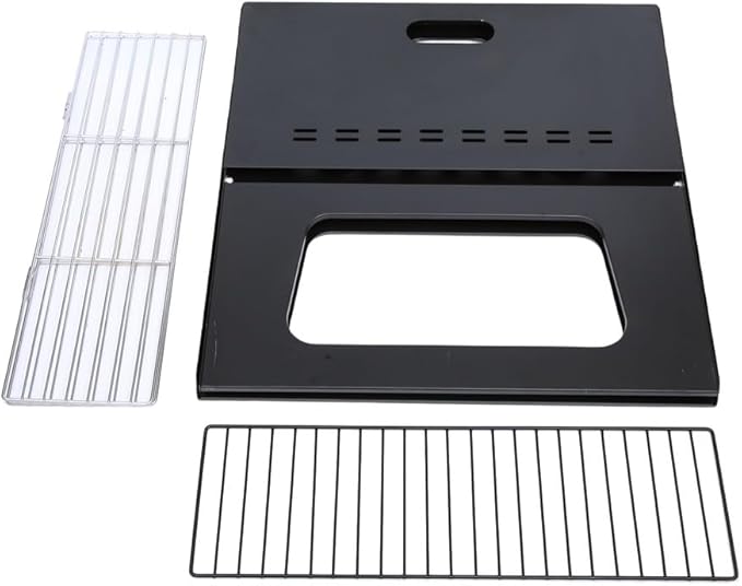 Portable Charcoal Grill for Camping BBQ Grills Outdoor Barbecue Grill Folding Multi-Person BBQ Rack 44x29x37cm Easy Carry,44 * 29 * 37Cm-D