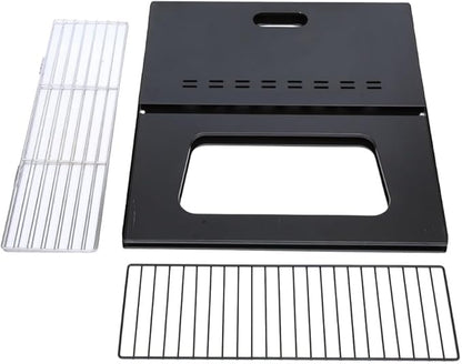 Portable Charcoal Grill for Camping BBQ Grills Outdoor Barbecue Grill Folding Multi-Person BBQ Rack 44x29x37cm Easy Carry,44 * 29 * 37Cm-D
