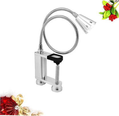 Happyyami Outdoor LED BBQ Lamp Flexible Design Aluminum Alloy Waterproof Stylish Barbecue Light for Grilling for Outdoor Cooking and Camping