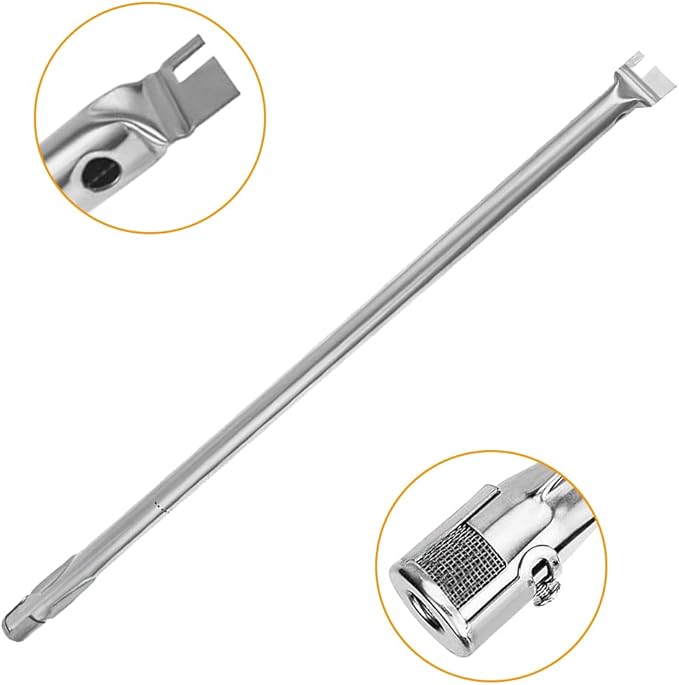 SafBbcue 7534 Grill Replacement Parts Kits for Weber Genesis Silver A Spirit 200,Spirit 500/520/530/500 LX Series Gas Grills with Side Mounted Control Panels, Flavorizer Bars & 7507 Burner Tubes