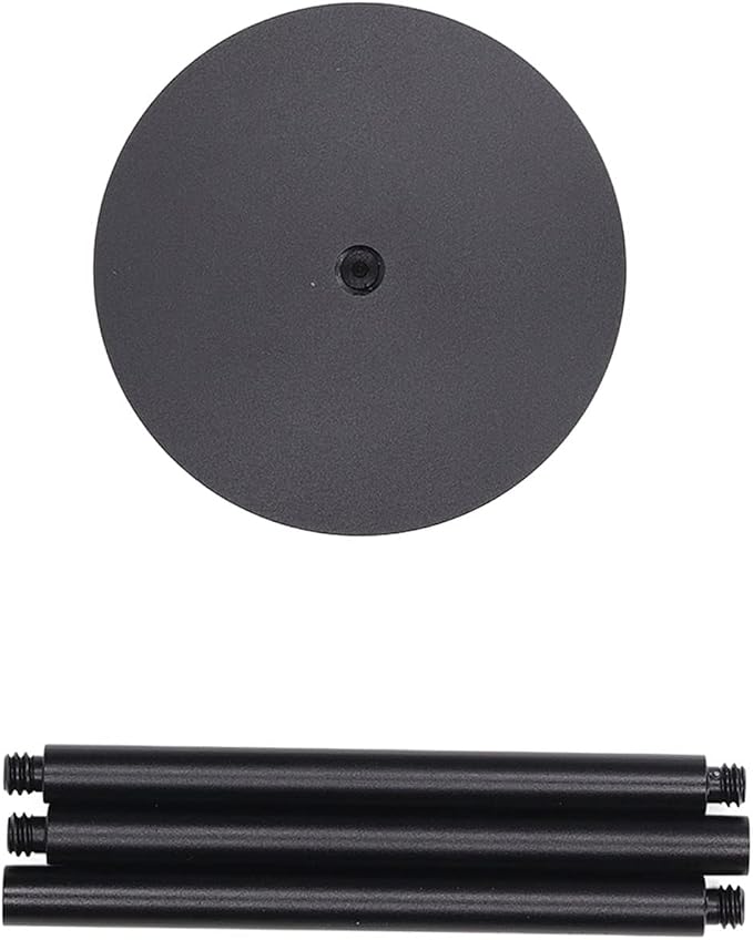 Aluminum Camping Lamp Stand | 3 - Section Detachable & Adjustable | 1/4 Thread for IGT/Swante / 38 Explore | Lightweight Sturdy Pole