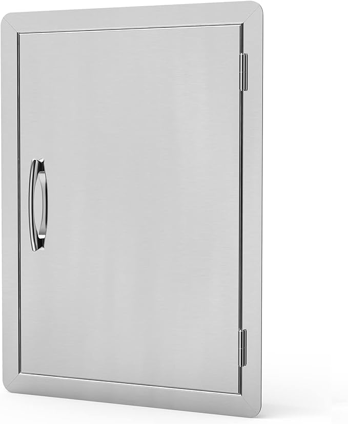Stanbroil Stainless Steel Single Vertical Access Door, 17-Inch by 23-Inch