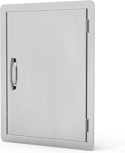 Stanbroil Stainless Steel Single Vertical Access Door, 17-Inch by 23-Inch