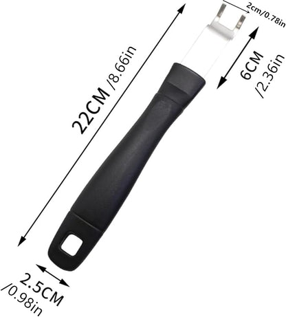 2 Pieces Grill Grate Lifter Gripper, Stainless Steel Grate Grabber Grill Grate Gripper Picker Barbecue Grid Lifter Gripper Picker Grill Grate Lifter Tool for Most Charcoal Grills and Gas Grills