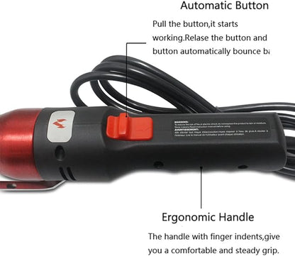 Fast Electric Charcoal Starter Lighter Lighting Charcoal for BBQ Grill/Fireplace/Kamado (Red)