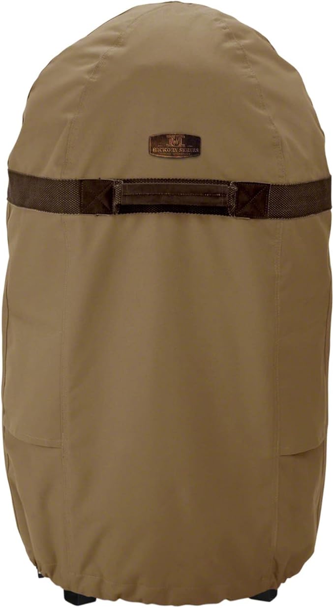 Classic Accessories Hickory Water-Resistant 24 Inch Round Smoker Grill Cover