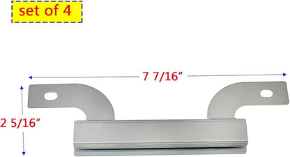 Parts Kit DG132 Replacement for Gas Grill Brinkmann 810-1575-W Gas Grill Parts Kit (Stainless Steel Burner + Stainless Steel carry-over tubes + Porcelain Steel Heat Plate)
