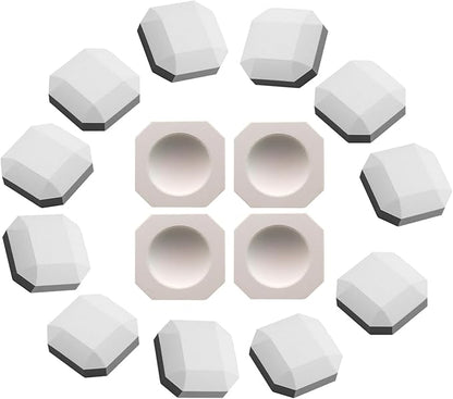 Ceramic Briquettes Replacement for L27 L30 L36 L42 L54 CS30 LBQ36 and Other Gas Grill Models, Grill Briquettes Replacement for Lava Rocks, 2" x 2" x 0.8" Each, 100-Piece