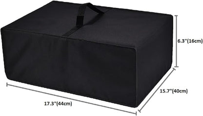 AF-WAN Heavy Duty Waterproof Indoor Grill Dust Cover for Ninja GR101 Sizzle Smokeless Indoor Grill & Griddle/Hamilton Beach Electric Indoor Searing Grill-25361, Black