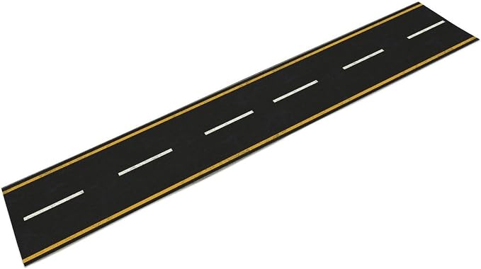 Railroad Track Aisle Table Runner Train Party Decorations Empty Highway Asphalt Road, Empty Highway Black Asphalt Road Theme Tablecloth Runner Table for Kitchen CoffeeTea Table Dinner Room 13x108in