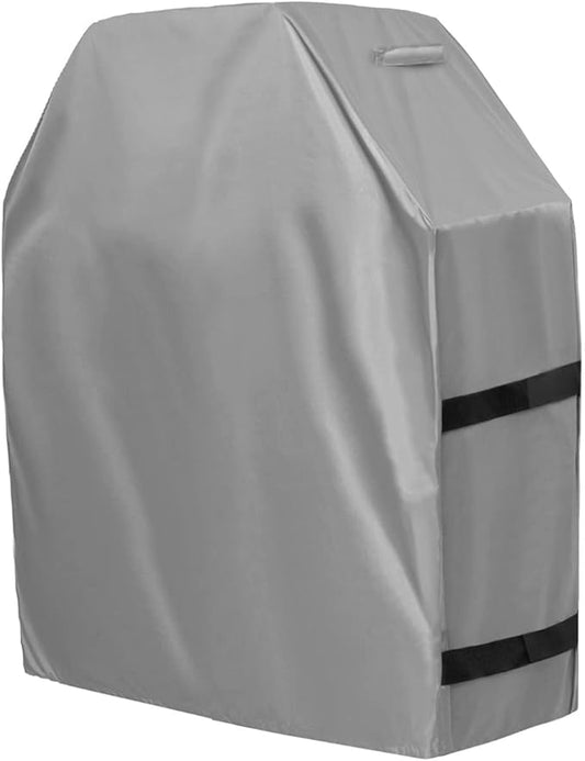 OutdoorLines Waterproof Heavy Duty BBQ Grill Cover - Universal Barbecue Grill Covers UV Resistant Barbeque Gas Grill Cover for Outdoor Outside Grill, 32L x 24W x 43H Inch, Gray