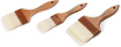 SPARTA Kitchen Basting Brush – 4037300 Basting Brush for Cooking Flat Boar Bristle Brush, Hardwood Handle for Kitchens, Restaurants, Catering, High Heat Food Prep, 1.5in, Pack of 12