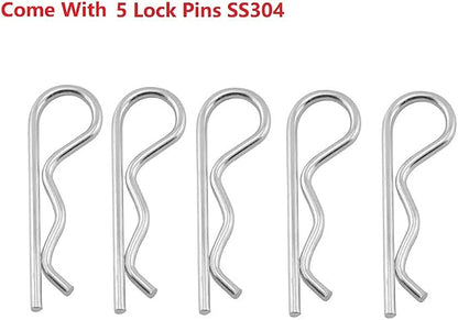 𝙐𝙥𝙜𝙧𝙖𝙙𝙚𝙙 4PC Heavy Duty Cast Stainless Steel BBQ Grill Burners 16" Replacement Parts for Premium Gas Grills from Bull, Cal Flame Aussie Blaze CharBroil NEXGRILL Thermos Turbo Grills