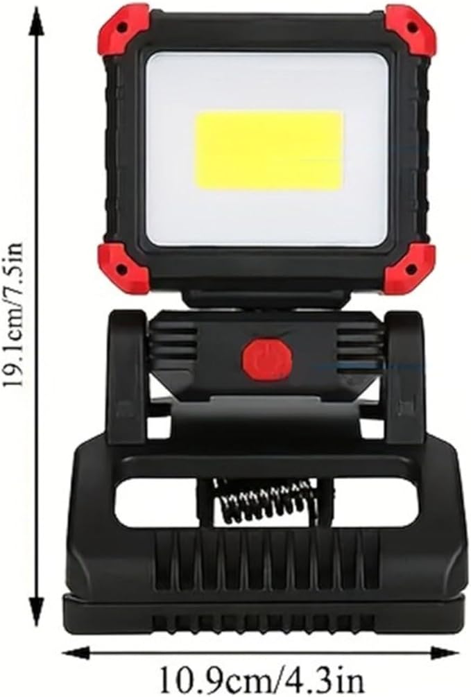 Portable Magnetic Clamping Work Light 270 ° Rotation Super Bright Light Charging COB LED Maintenance Lighting
