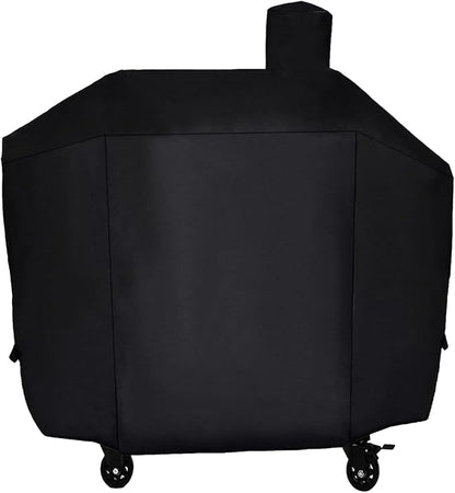 Grill Cover for Pit Boss Platinum Laredo 1000 Wood Pellet Smoker Grill, 600D Heavy Duty Waterpoorf UV Outdoor Fade Resistant BBQ Grill Cover for Pit Boss, Outdorr BBQ Accessory
