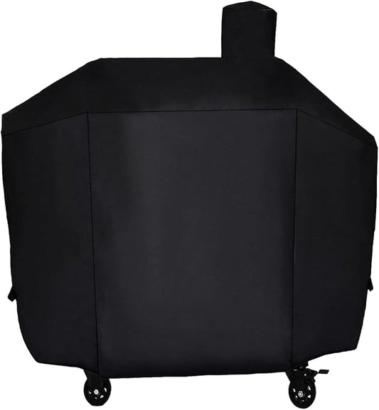 Grill Cover for Pit Boss Platinum Laredo 1000 Wood Pellet Smoker Grill, 600D Heavy Duty Waterpoorf UV Outdoor Fade Resistant BBQ Grill Cover for Pit Boss, Outdorr BBQ Accessory