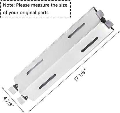 Hisencn Grill Replacement Parts for Members Mark GR2039201-MM-00, 17 inch Heat Plates, Grill Burners Replacement for Bakers and Chefs ST1017-012939 SAMS Club and Grill Chef BIG-8116, Uniflame (8 Pack)